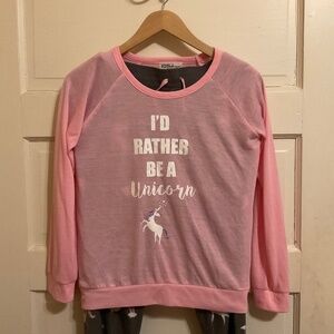 PJ Salvage Girls Unicorn Pajama Set